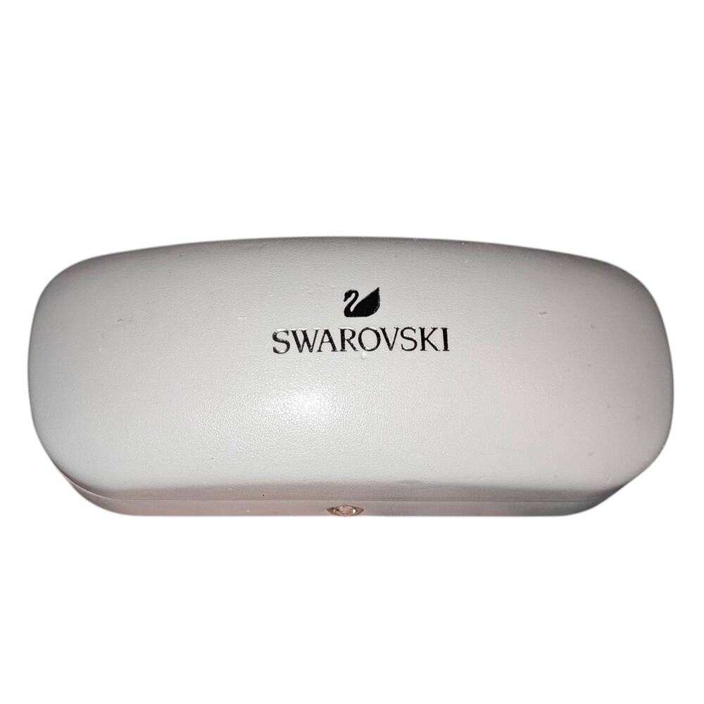 Genuine Swarovski White Eyeglass / Sunglasses Hard Case